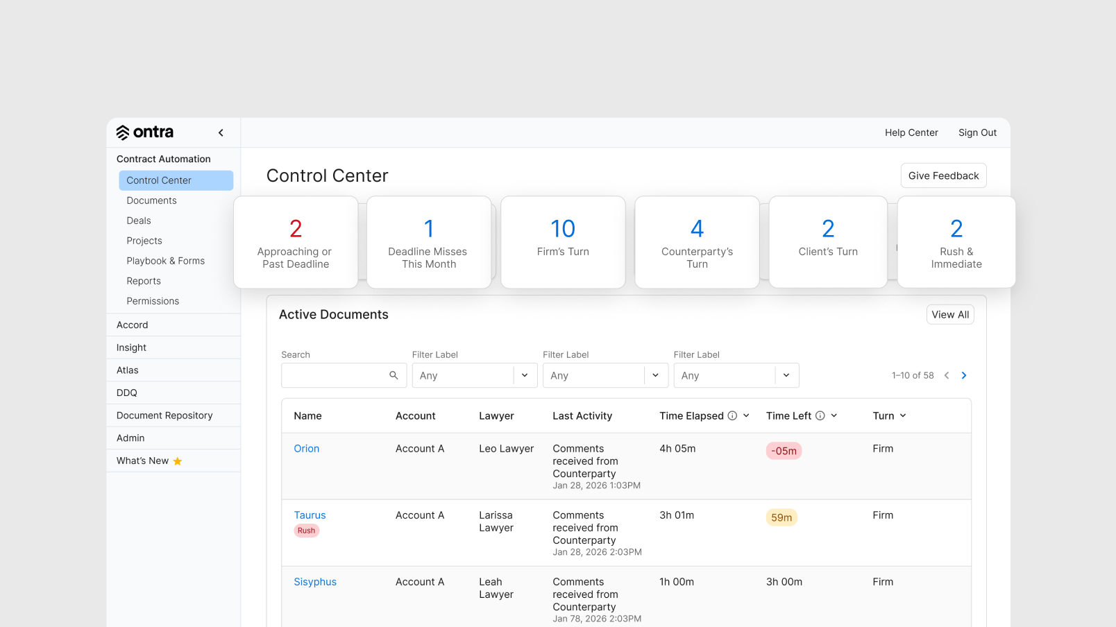 Document Control Center